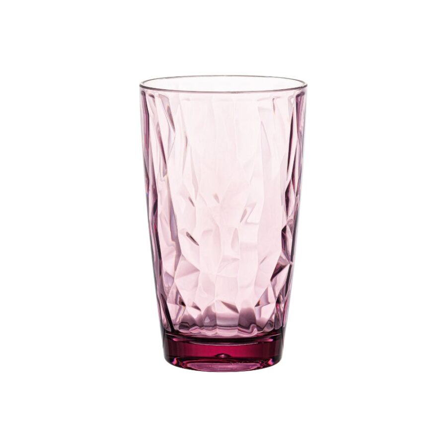 Mosaik polykarbonat highball glas red
