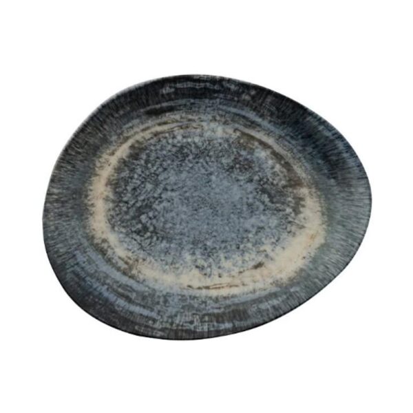 Arthur Krupp Galaxy Neptune organisk flad tallerken 31x26cm