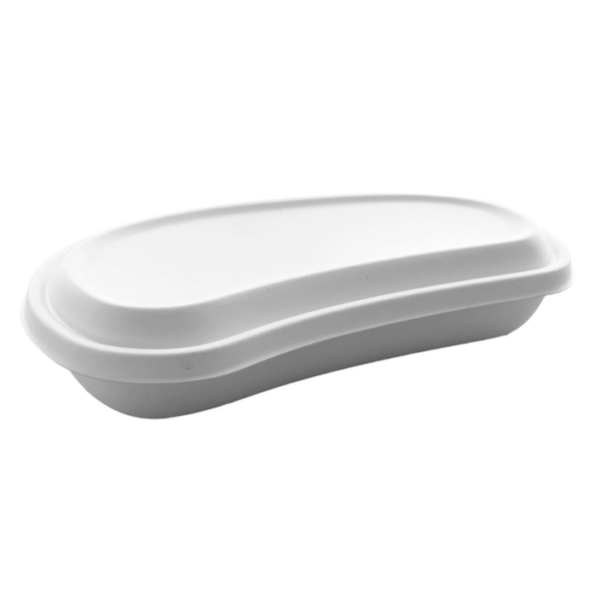 Cookplay EKO Wing bagasse take-away bakke med låg M (120stk.)