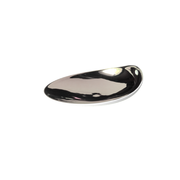 Cookplay Jomon tallerken mat hvid & blank sølv