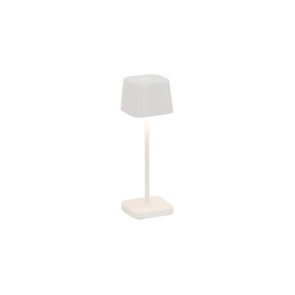 Zafferano Ofelia micro LED bordlampe white