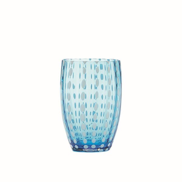 Zafferano Perle tumblerglas aqua