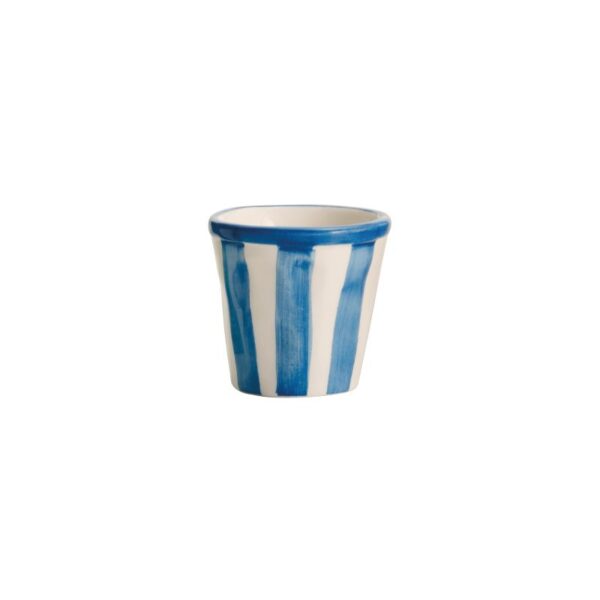 Zafferano Lido Righe lille krus 7cl blue