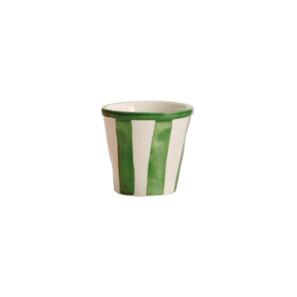 Zafferano Lido Righe lille krus 7cl green