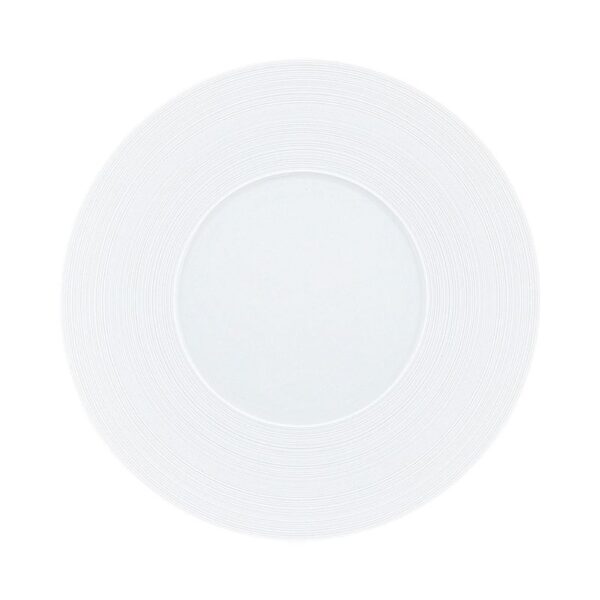 JL Coquet Hémisphère white flad tallerken 29cm