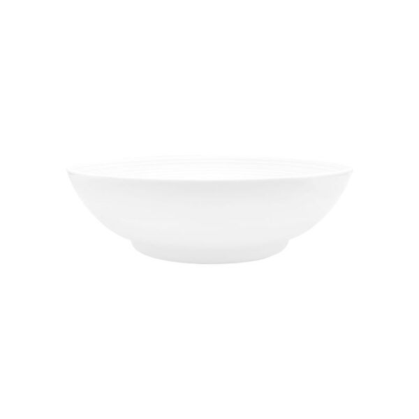 JL Coquet Hémisphère white satin salad bowl 19,5cm