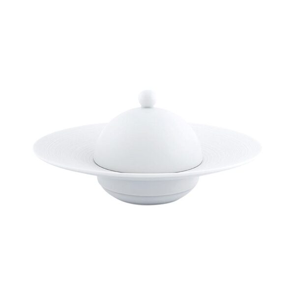 JL Coquet Hémisphère white låg t/dyb tallerken 26,5cm