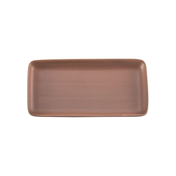 Zafferano Levante tallerken 130x339mm brown