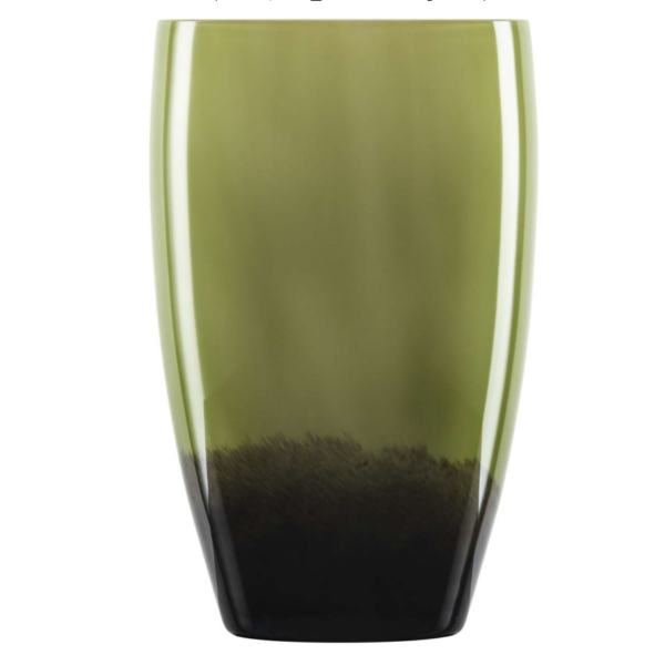 Zwiesel Glas Shadow stor vase olive