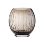 Zwiesel Glas Signum rund vase smoky brown