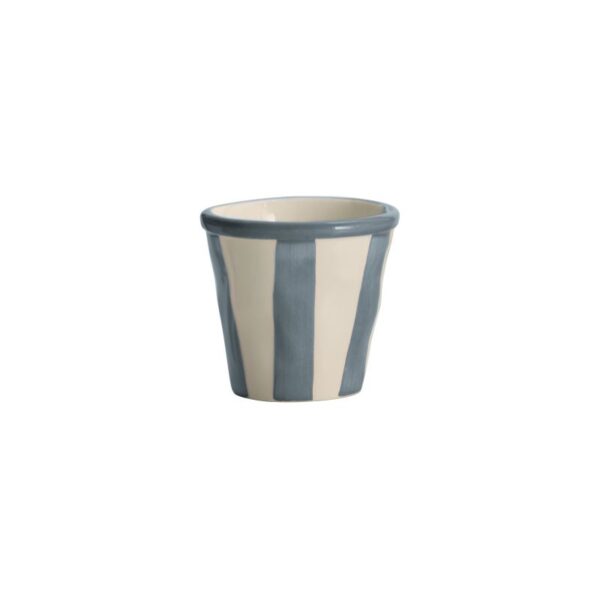 Zafferano Lido Righe lille krus 7cl gray