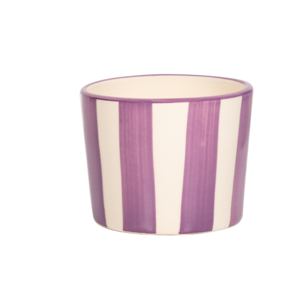 Zafferano Lido Righe kaffekrus 23cl violet
