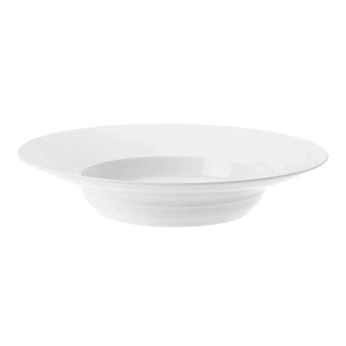 JL Coquet Hémisphère white dybt fad med bred kant 39cm