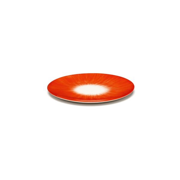 Serax Dé flad tallerken S white/red 5 140mm