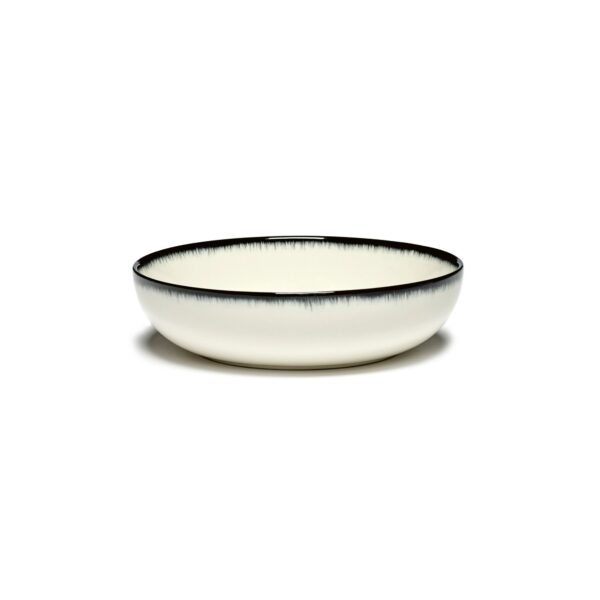 Serax Dé dyb tallerken s white/black A 155mm