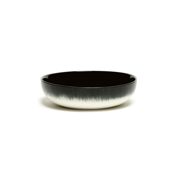 Serax Dé dyb tallerken s white/black B 155mm