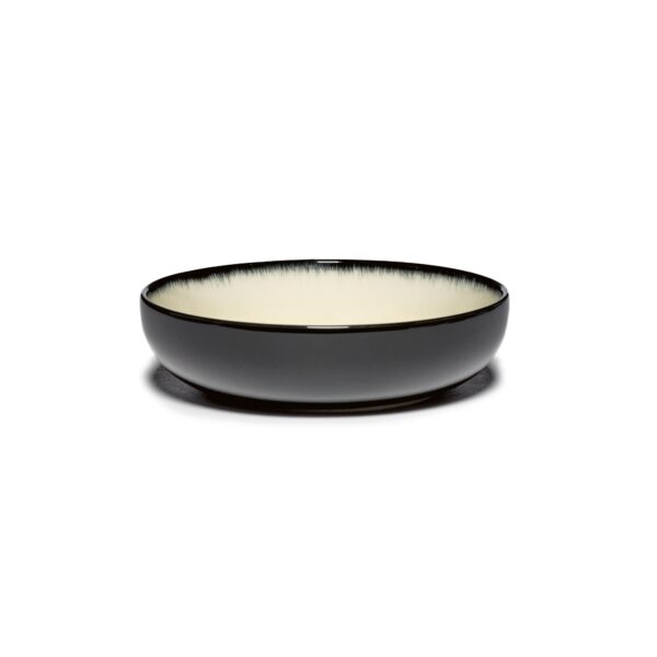 Serax Dé dyb tallerken s white/black D 155mm