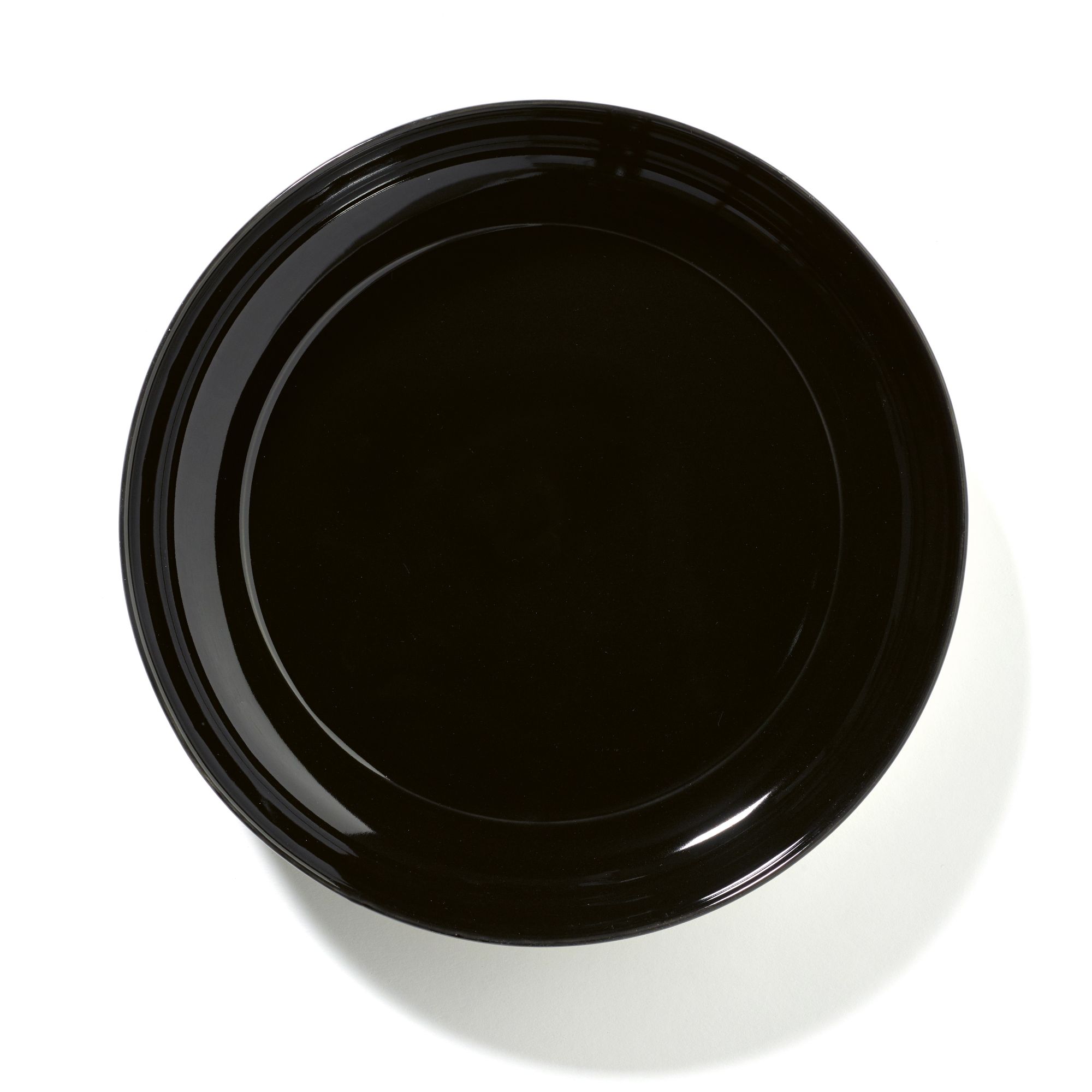 Serax Dé dyb tallerken l white/black B 240mm - Image 2