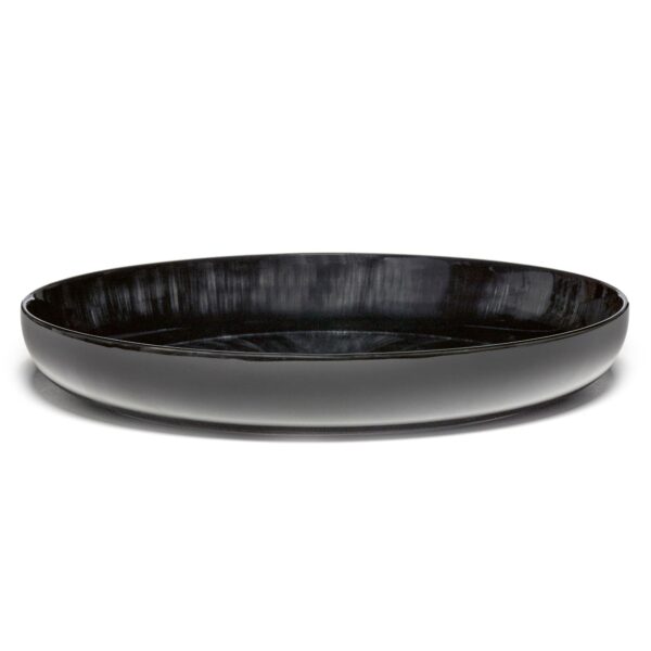 Serax Dé dyb tallerken xl white/black C 270mm