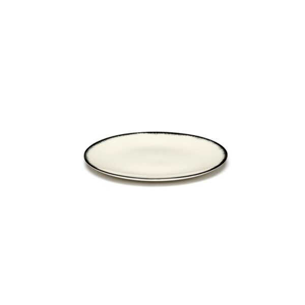 Serax Dé flad tallerken S white/black 1 140mm