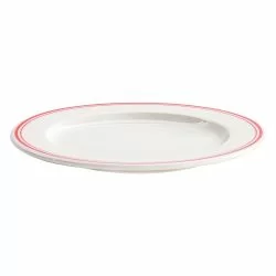 Verlo Forte Vira flad tallerken røde striber 27cm - Billede 4