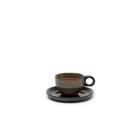 Serax Surface kaffekop m/underkop indi grey